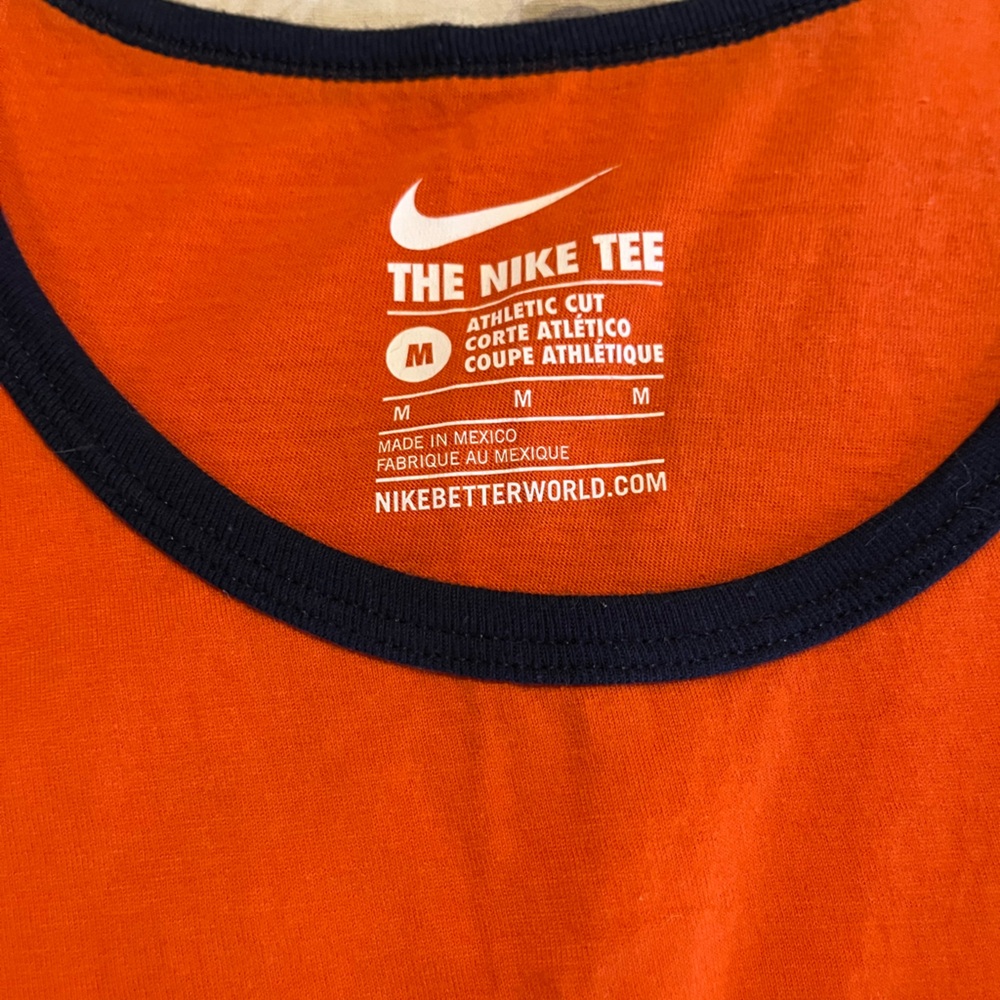 Nike Syracuse Tank Top Men’s Medium Orange SU shirt - Picture 3 of 6